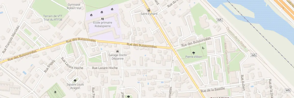 Plan du 21 Rue des Buissonnées à Fontaine