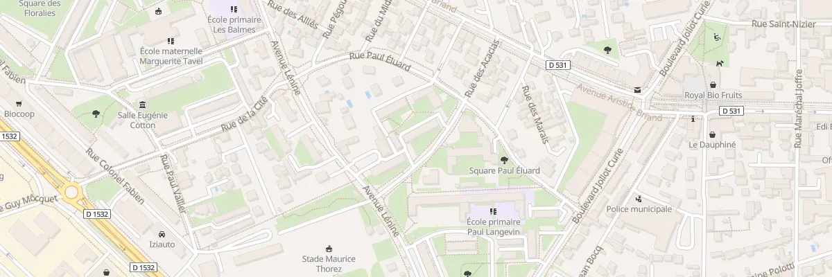 Plan du 3 Rue George Sand à Fontaine