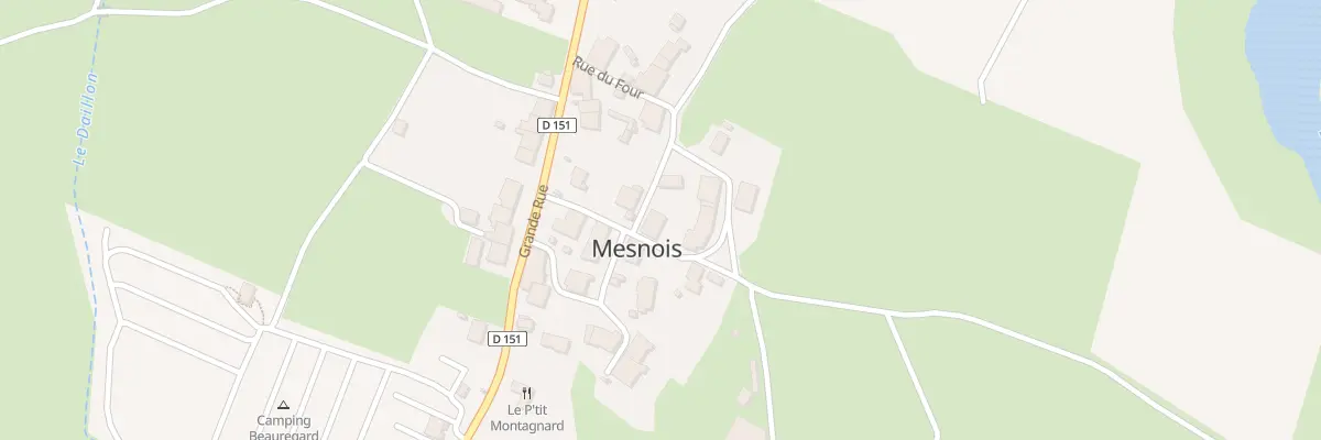 Plan du 2 Rue Traversière à Mesnois
