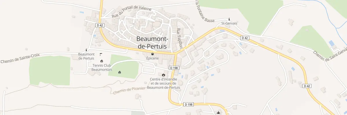 Plan du 9 Crs Emile Pardé à Beaumont-de-Pertuis