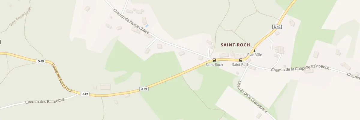 Plan du 85 Che de Pierre Chave à Miribel-les-Échelles