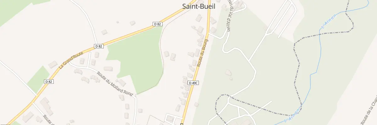 Plan du 224 Rte du Bourg à Saint-Bueil