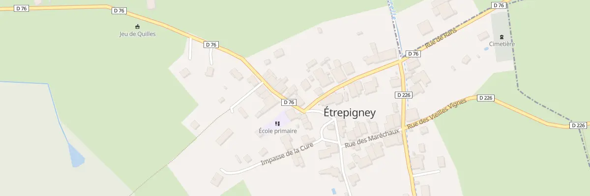 Plan du 13 Rue du Moulin à Étrepigney