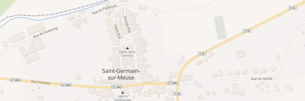 Plan du 16 Gr Grande Rue à Saint-Germain-sur-Meuse