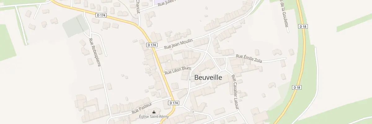 Plan du 6 Rue Léon Blum à Beuveille