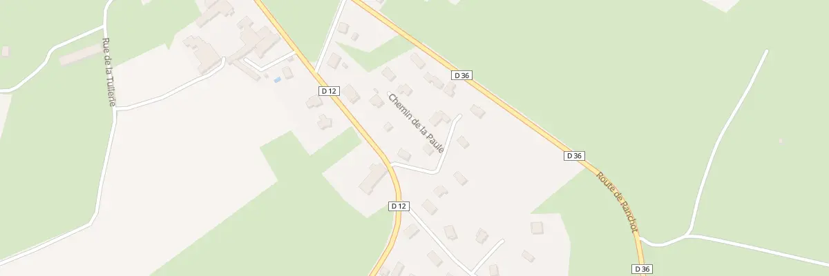 Plan du 3 Che de la Paule à Gendrey