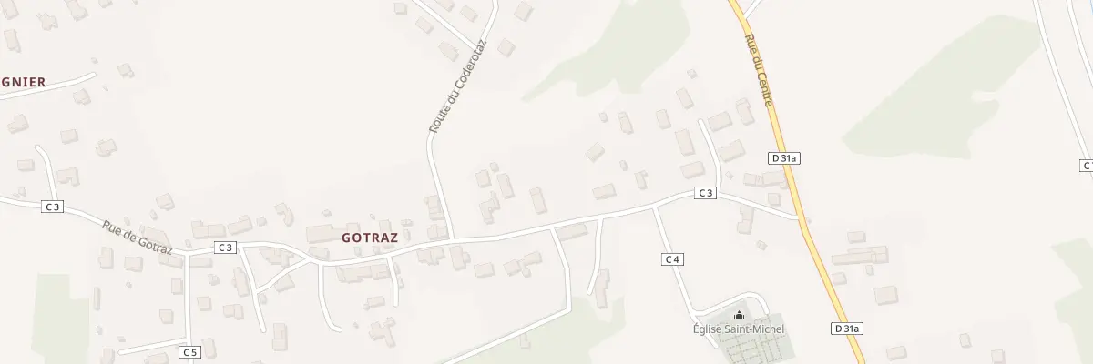 Plan du 240 Rue de Gotraz à Brens
