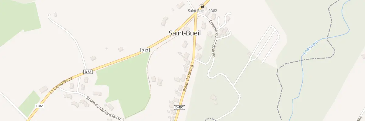 Plan du 148 Rte du Bourg à Saint-Bueil