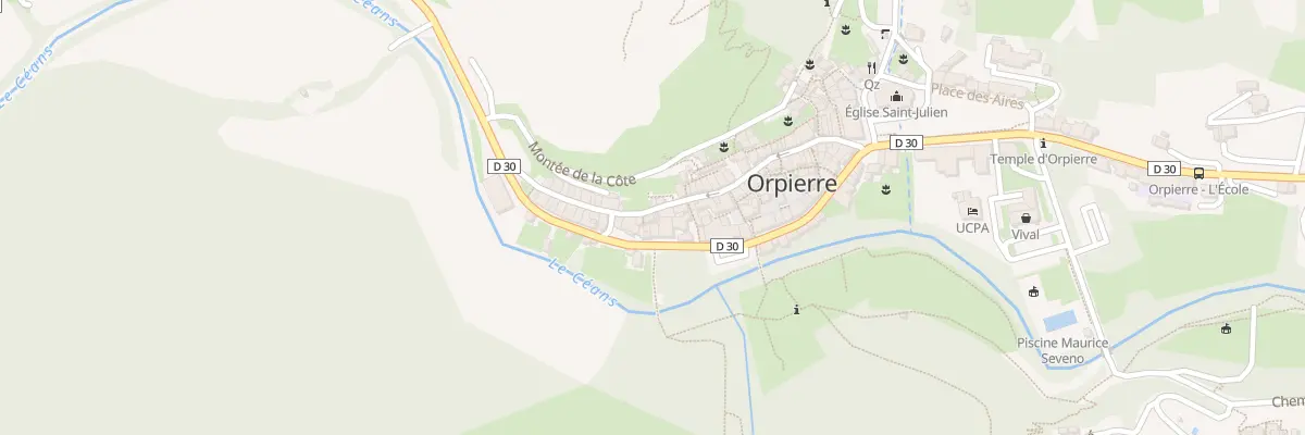Plan du 5281 Le Village à Orpierre
