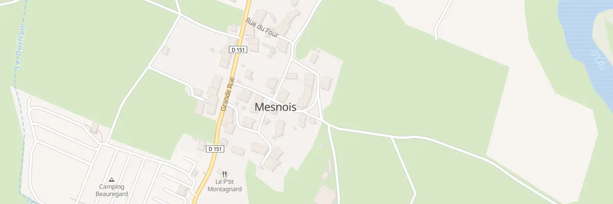 Plan du 10 Rue du Four à Mesnois