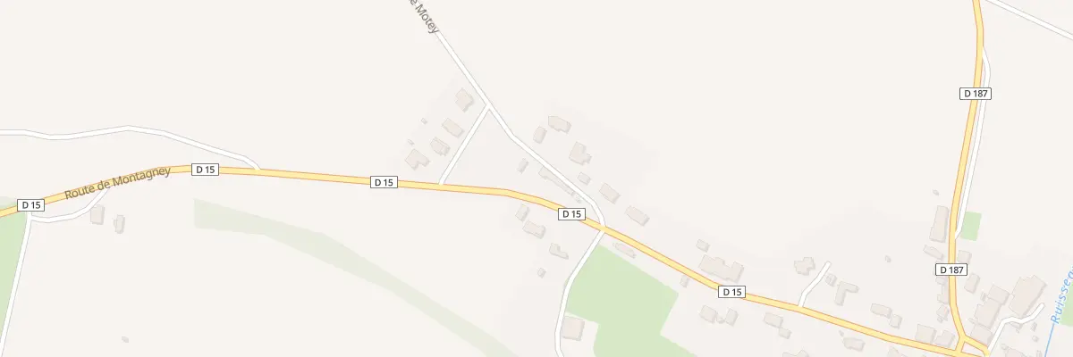 Plan du 18 Rte de Montagney à Sornay