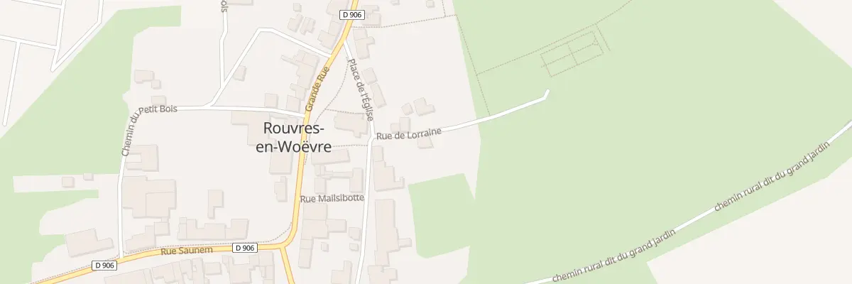 Plan du 2 Rue de Lorraine à Rouvres-en-Woëvre