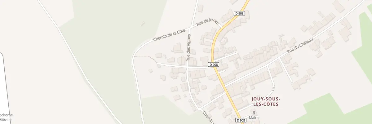 Plan du 8 Rue du Fort à Geville