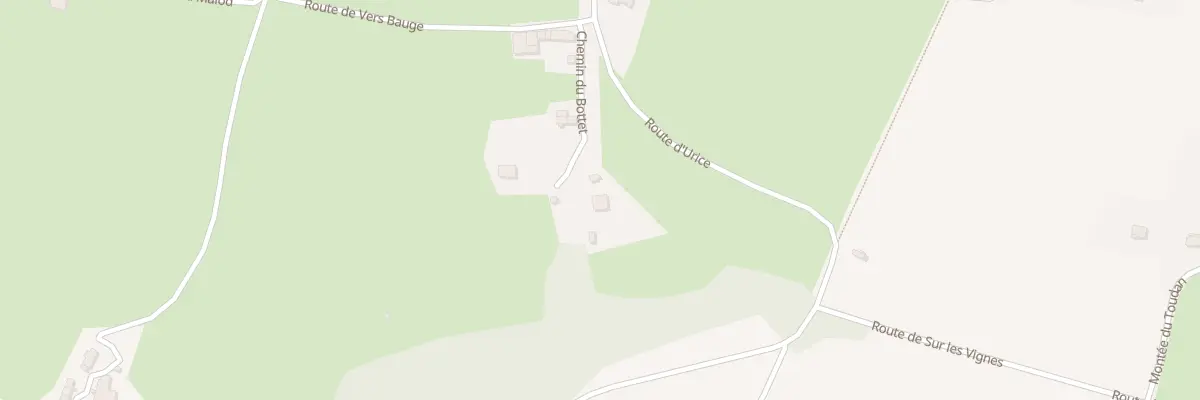 Plan du 115 Che du Bottet à Avressieux