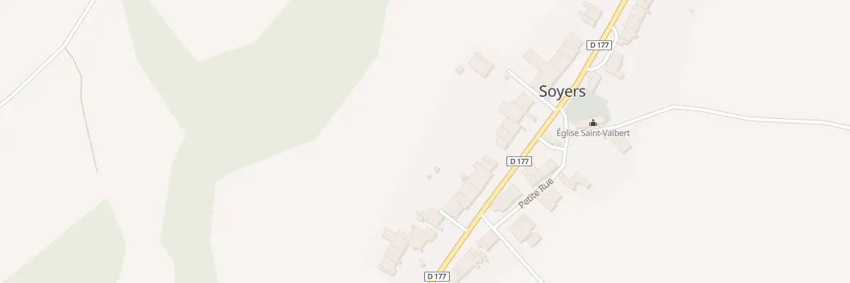 Plan du 64 Rue Saint Valbert à Soyers