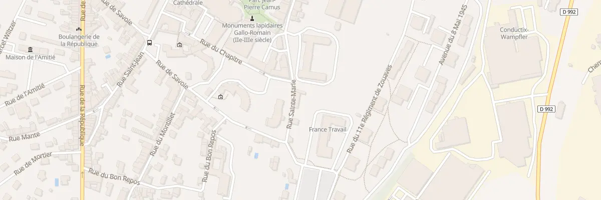 Plan du 43 Rue Sainte Marie à Belley