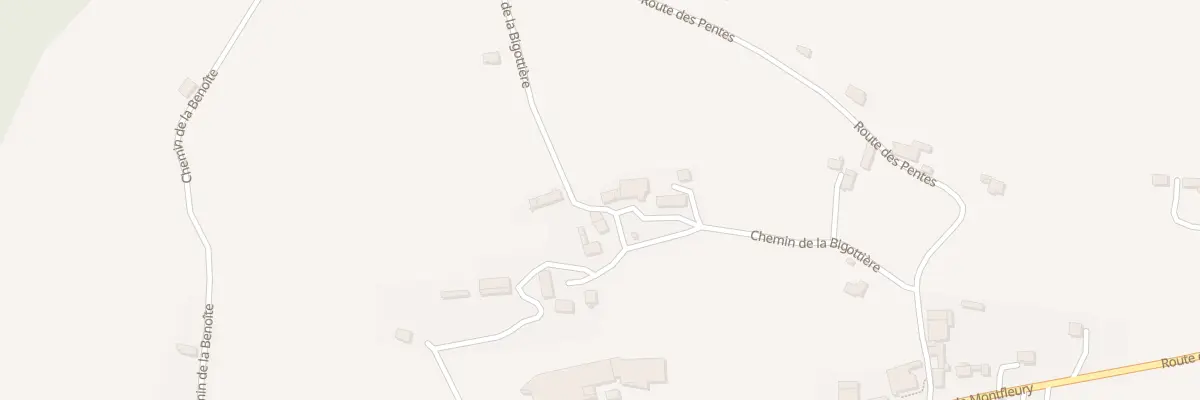Plan du 300 Che de la Bigottière à Avressieux