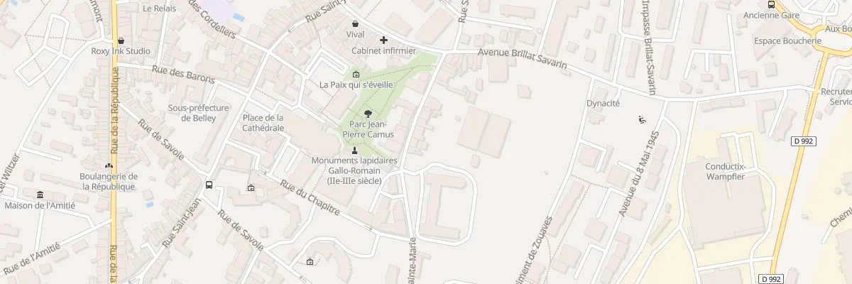 Plan du 31 Rue Sainte Marie à Belley