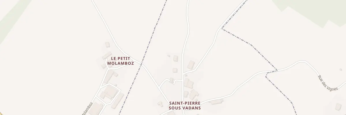 Plan du 8 Rte de Montmalin à Mathenay