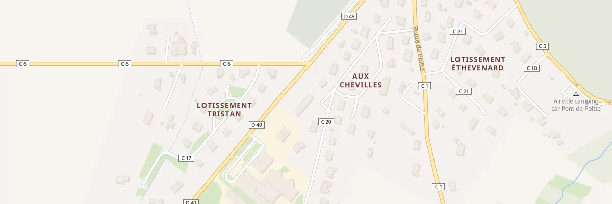 Plan du 18 Rue des Chevilles à Pont-de-Poitte