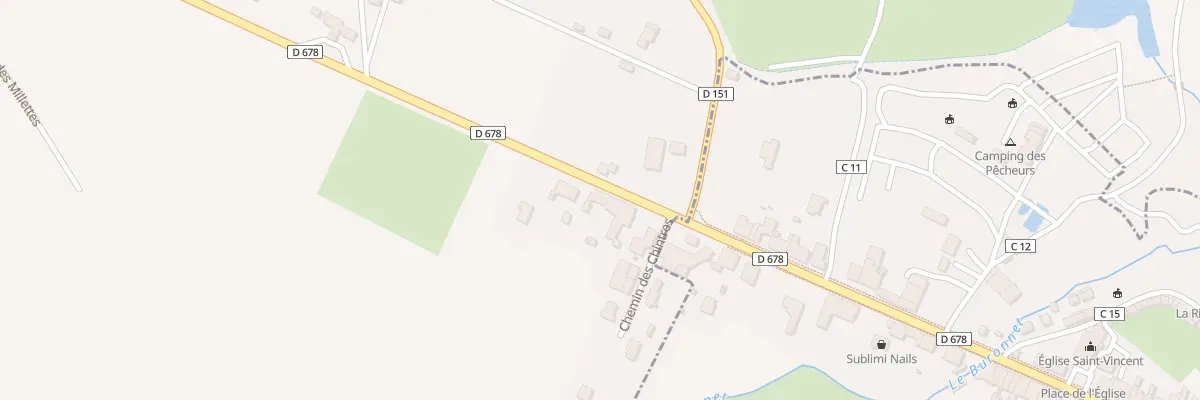 Plan du 22 Rte de Lons à Mesnois