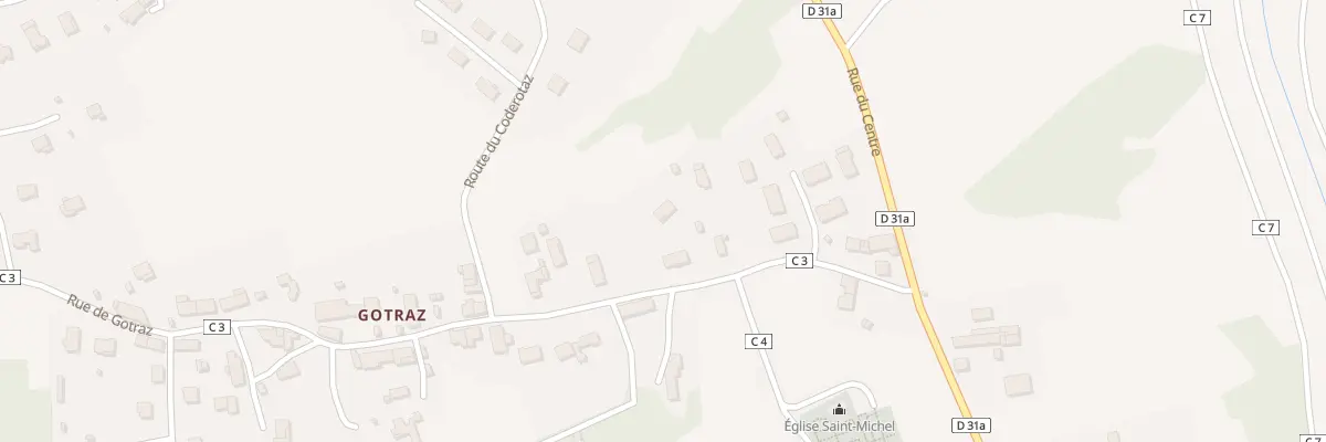 Plan du 160 Rue de Gotraz à Brens