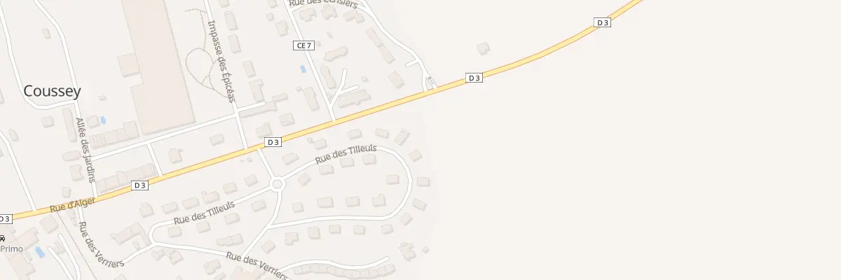 Plan du 23 Rue des Tilleuls à Coussey