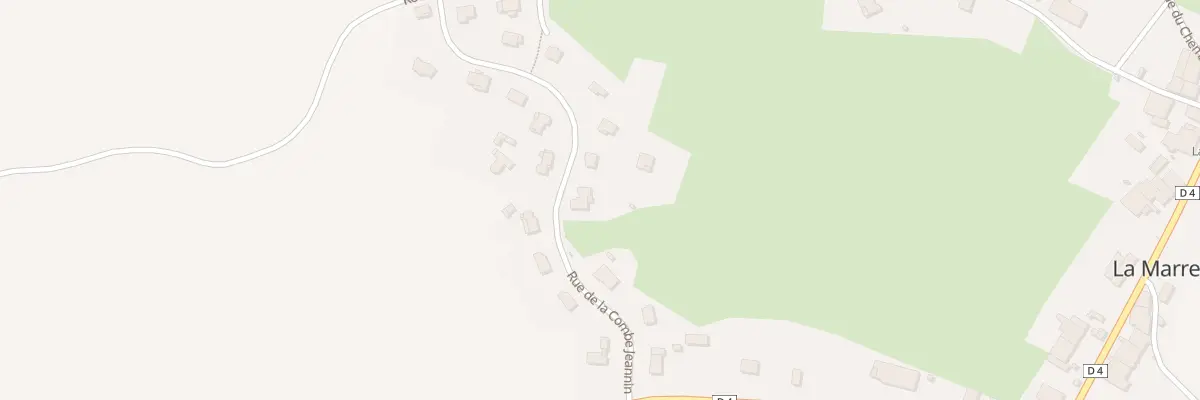 Plan du 7 Rue de la Combe Jeannin à La Marre