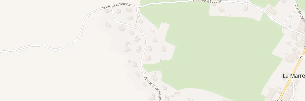 Plan du 9 Rue de la Combe Jeannin à La Marre