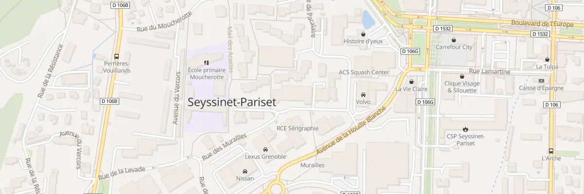 Plan du 34 Rue de Pacalaire à Seyssinet-Pariset