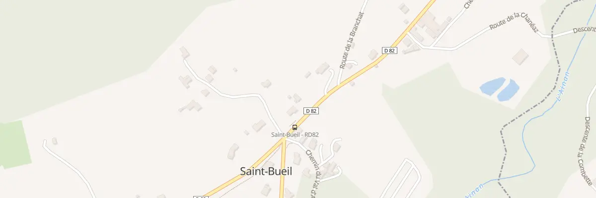 Plan du 568 La Grand’Route à Saint-Bueil