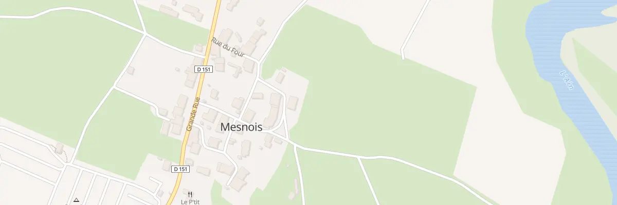 Plan du 7 Rue du Four à Mesnois
