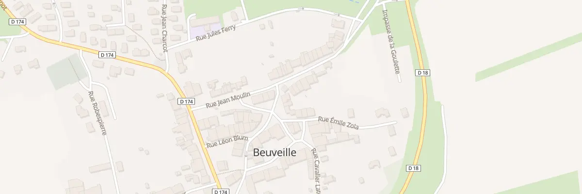 Plan du 2 Rue des Bouchers à Beuveille