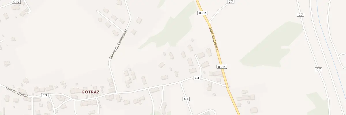 Plan du 150 Rue de Gotraz à Brens