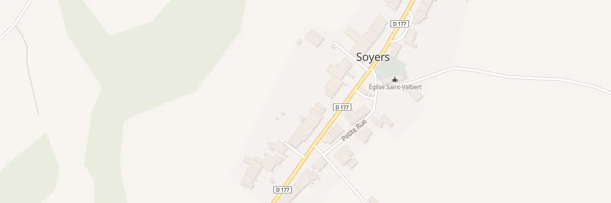 Plan du 62 Rue Saint Valbert à Soyers