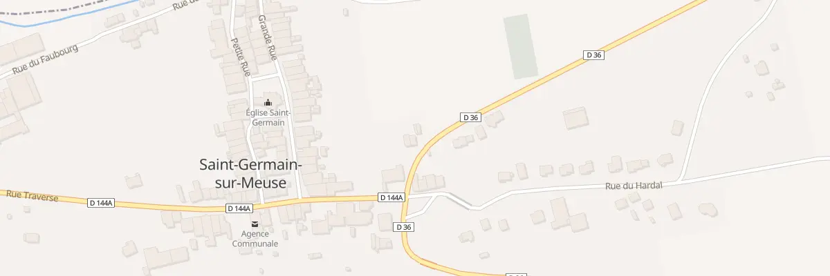 Plan du 9001 Rte de Pagny sur Meuse à Saint-Germain-sur-Meuse