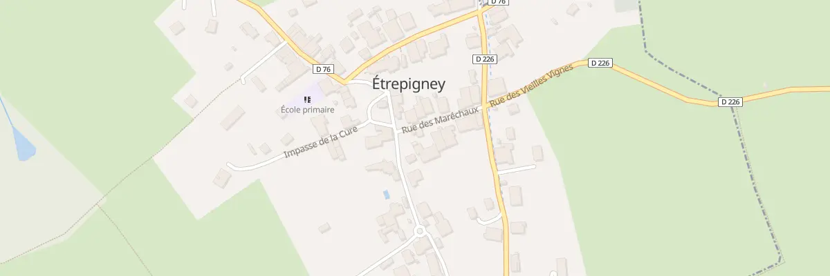 Plan du 13 Rue des Maréchaux à Étrepigney