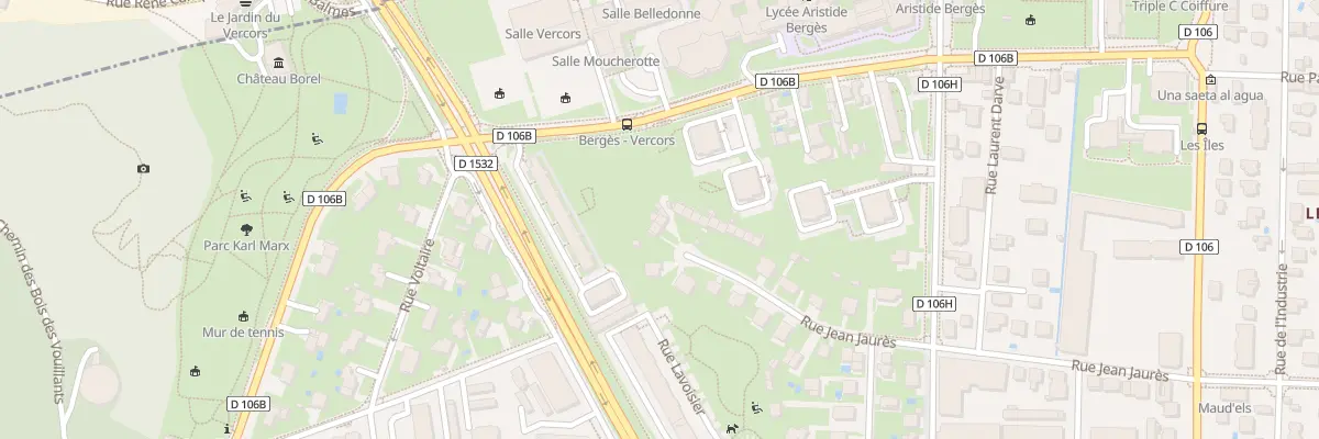 Plan du 76 Rue Jean Jaurès à Seyssinet-Pariset