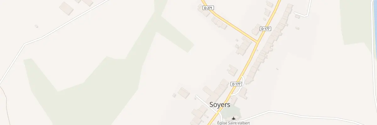 Plan du 46 Rue Saint Valbert à Soyers
