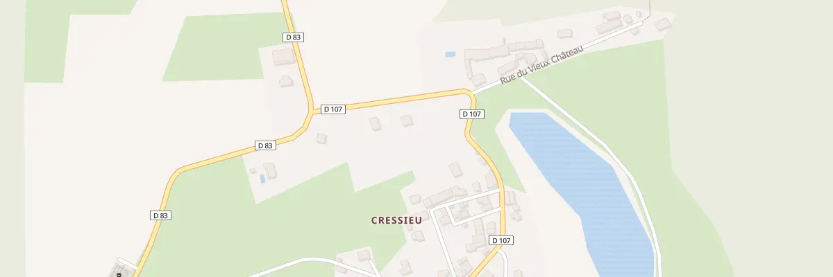 Plan du 5180 Cressieu à Chazey-Bons
