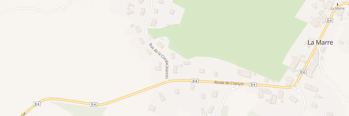 Plan du 3 Rue de la Combe Jeannin à La Marre