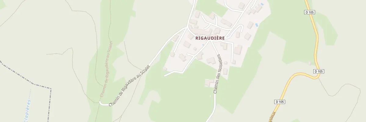 Plan du 5265 Rigaudiere à Proveysieux