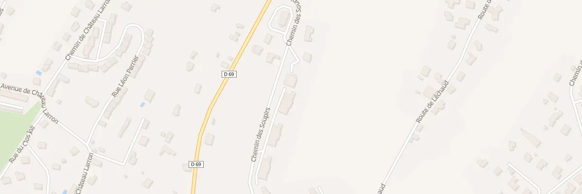 Plan du 386 Che des Soupirs à Belley