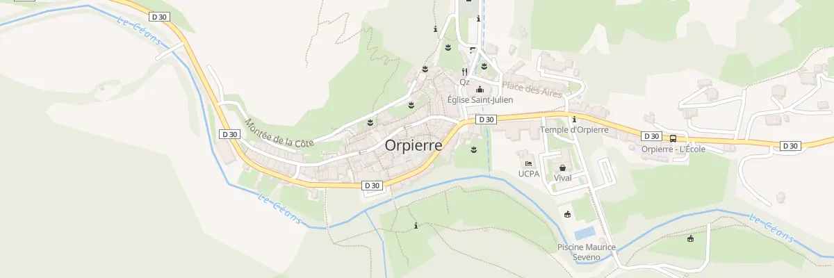 Plan du 5097A Le Village à Orpierre