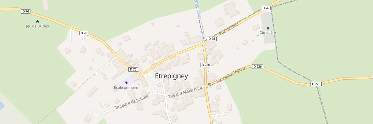 Plan du 1 Rue Joseph Martin à Étrepigney