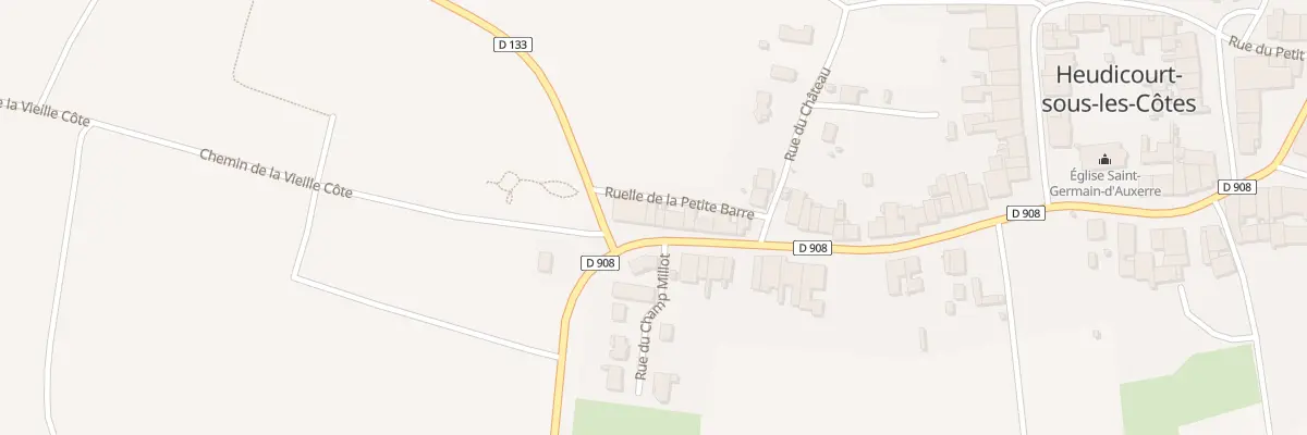 Plan du 62 Rue Charles de Gaulle à Heudicourt-sous-les-Côtes