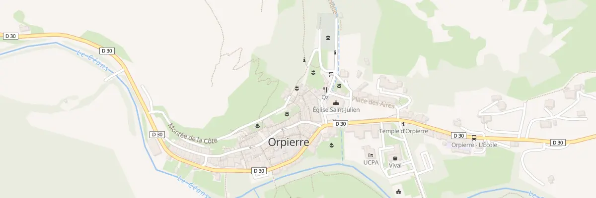 Plan du 5064 Le Village à Orpierre