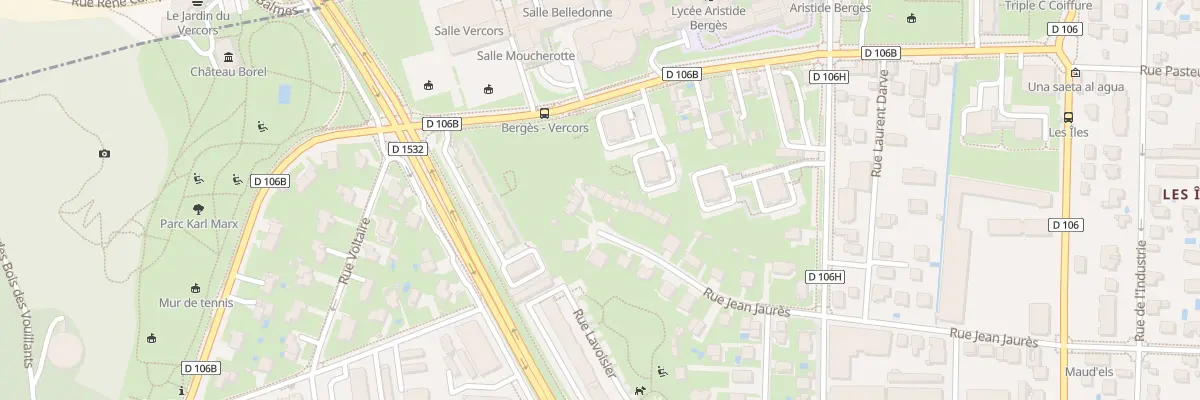 Plan du 72 Rue Jean Jaurès à Seyssinet-Pariset