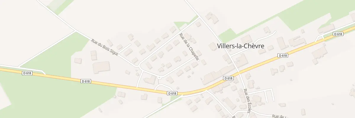 Plan du 5 Rue de la Chapelle à Villers-la-Chèvre