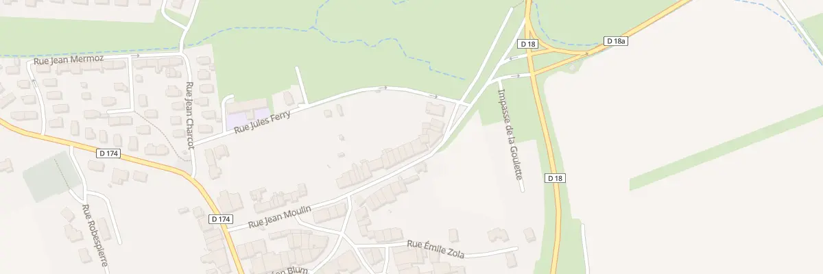 Plan du 39 Rue Jean Moulin à Beuveille